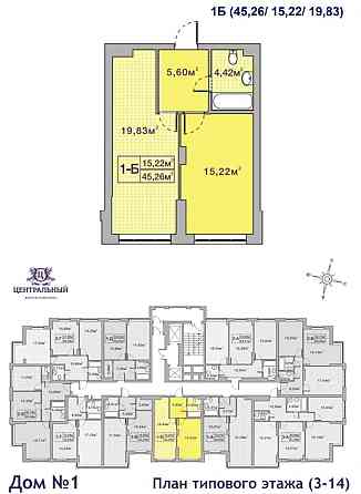 Продаж! Евро2кім з РЕМОНТОМ в ЖК Центральний 2, Оформлення 2% Іrpin