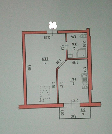 Продам 1 кімн.кварт. з автономним опаленням Подгайцы (Луцкий р-н) - изображение 6