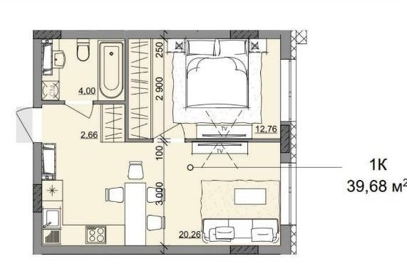 Продам 1-но комн.кв. в ЖК Акварель 10 на ул. Сахарова Фонтанка - изображение 2