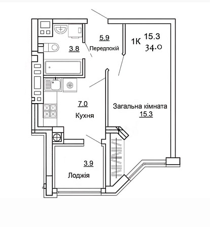 Готовий будинок з УКРИТТЯМ! Квартира 34м2 без Комісії Святопетрівське (Києво-Свят.р-н) - зображення 8